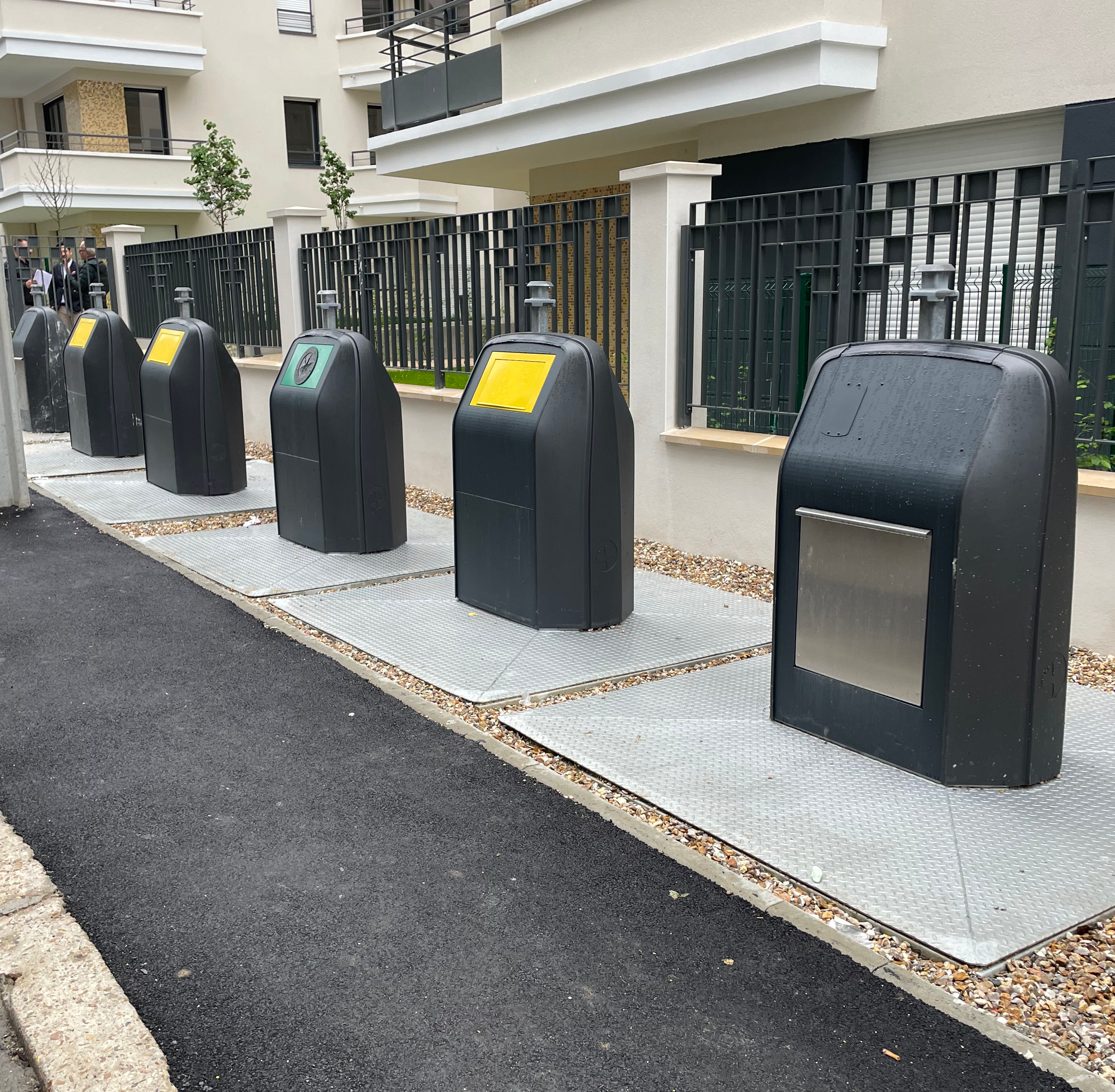 conteneur enterré solution esthétique bornes eclipse collecte blard